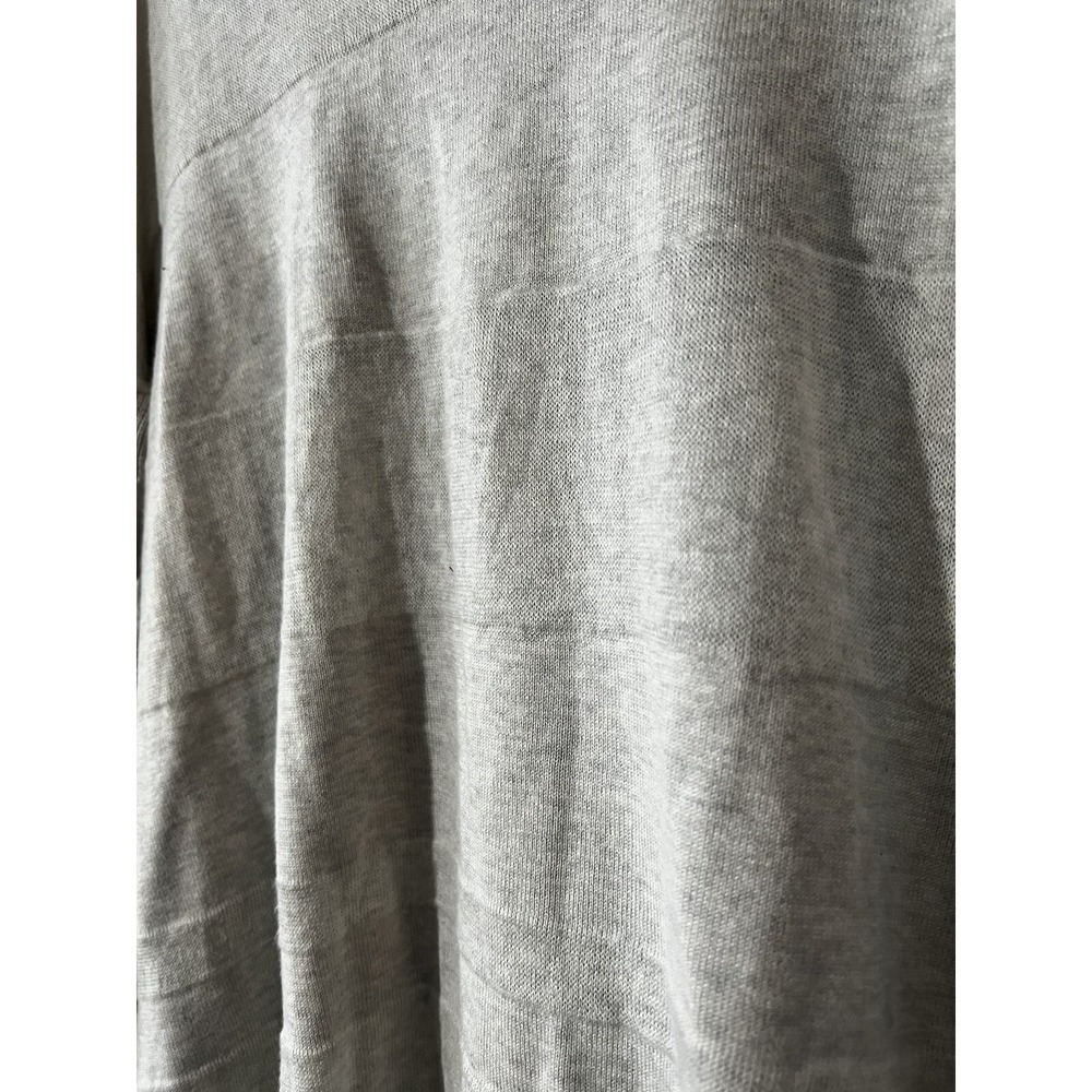 Nwot Lou And Grey Womens Lt Gray Striped Knit Long Sleeve Sweater Size XL - Picture 4 of 4